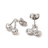 304 Stainless Steel Stud Earrings for Women X-EJEW-I281-40P-2