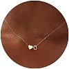 Simple Style Adjustable 316L Surgical Stainless Steel Heart and Initial Pendant Necklaces for Women WG95AEF-15-1