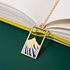 Cheriswelry 8Pcs 8 Style Zinc Alloy Bookmark for Reader AJEW-CW0005-05-6
