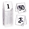 Acrylic Table Number Sign AJEW-WH0505-90A-1