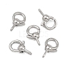 SHEGRACE Brass Spring Ring Clasps XGRQ58507-786P-1