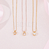 12Pcs 3 Style Brass Cubic Zirconia Multi-Strand Links KK-FH0005-09-5