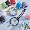 10 Rolls 10 Colors Waxed Nylon Cord DIY-WH0656-17B-5