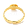 Rack Plating Adjustable Brass Ring Findings KK-F090-08G-02-3
