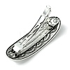 Alloy Hair Barrettes OHAR-C010-05C-AS-2