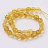 Natural Quartz Crystal Beads Strands G-G099-F6mm-19-2