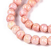 Baking Paint Glass Beads Strands DGLA-N016-4mm-01-3