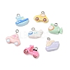 10Pcs Traffic Theme Opaque Resin Pendants RE-CBA392A-03P-1
