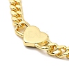 Brass Curb Chains Necklace NJEW-A005-02G-4