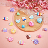 Handmade Polymer Clay Pendants CLAY-SC0001-06-4