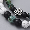 Stretch Bracelet Sets BJEW-JB05027-01-3