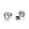 Tarnish Resistant 304 Stainless Steel Stud Earrings EJEW-F227-14P-2