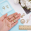 4 Pairs 4 Styles Brass Hoop Earrings EJEW-AR0001-12-3