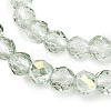Transparent Glass Beads Strands EGLA-N028-01A-A02-4