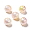 UV Plating Iridescent ABS Plastic Beads LS-SACR-A001-05A-2