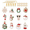 DIY Christmas Earring Making Kits DIY-TA0002-86-15