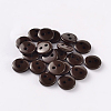 2-Hole Flat Round Resin Sewing Buttons for Costume Design BUTT-E119-18L-02-1