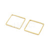 Brass Beads Frames KK-M288-01G-E-2