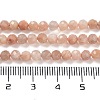 Natural Peach Moonstone Beads Strands G-J400-E16-02-5