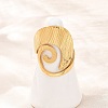 304 Stainless Steel Cuff Open Rings for Women RJEW-H255-01G-05-1