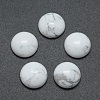 Natural Howlite Cabochons G-P393-R32-12mm-1