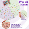   225Pcs 15 Colors SPray Painted Zinc Alloy Jump Rings FIND-H0010-91A-4
