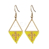 Handmade Glass Seed Beads Dangle Earrings EJEW-MZ00542-01-2