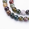 Natural Indian Agate Beads Strands X-GSR6mmC002-2