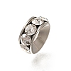 Brass Rhinestone Spacer Beads KK-M313-44C-11-1
