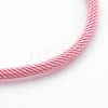 Braided Cotton Cord Bracelet Making MAK-L018-03A-M-P-3