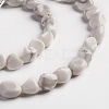 Natural Howlite Beads Strands G-D0002-B34-3