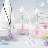 28pcs 7 colors Luminous Opaque Resin Pendants RESI-TA0002-12-6