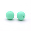 Round Food Grade Eco-Friendly Silicone Beads SI-JX0066A-38-1