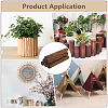 Black Walnut Round Stick WOOD-WH0131-39-6