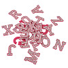 Alphabet Resin Rhinestone Patches DIY-TAC0005-45C-11