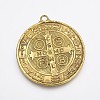 Tibetan Style Alloy Big Pendants X-TIBEP-A17171-AG-FF-3