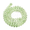 Transparent Baking Paint Glass Beads Strands DGLA-A034-T8mm-D11-2