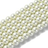 Eco-Friendly  Dyed Glass Pearl Round Beads Strands HY-A002-8mm-RB011-1