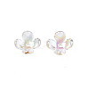Transparent Acrylic Bead Caps TACR-Q273-03-2