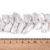 Natural Baroque Keshi Pearl Beads Strands PEAR-S022-04A-5