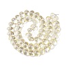 Transparent Electroplate Glass Beads Strands EGLA-N012-06E-2