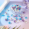 150Pcs Opaque Resin European Beads RESI-TA0004-72A-5