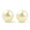 Spray Painted ABS Plastic Imitation Pearl Beads OACR-T015-05C-20-2