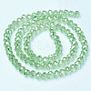 Electroplate Glass Beads Strands EGLA-A034-T3mm-B17-2