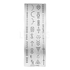 Stainless Steel Nail Art Stamping Plates X-MRMJ-Q044-001C-3