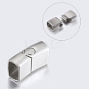 304 Stainless Steel Magnetic Clasps STAS-P181-15P-2