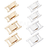 16Pcs 4 Styles Brass Watch Band Clasps KK-SC0005-97-1