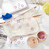 60Pcs Alloy Knitting Stitch Marker Rings FIND-NB0003-46-4