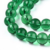 Transparent Glass Beads Strands GLAA-T032-T6mm-21-3