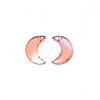Transparent Glass Charms GLAA-TAC0003-12E-1